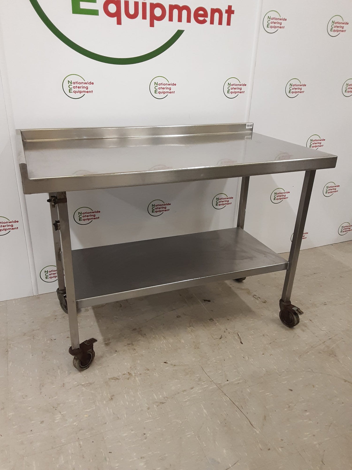 Stainless Steel Table On Wheels (NCE6648)