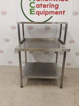 Stainless Steel Table With Shelf Above (NCE6646)