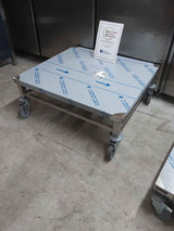 New/Un-Used Stainless Steel Very Heavy Duty Mobile Low Table/Combi Table (2787)