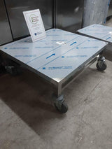 New/Un-Used Stainless Steel Very Heavy Duty Mobile Low Table/Combi Table (2787)