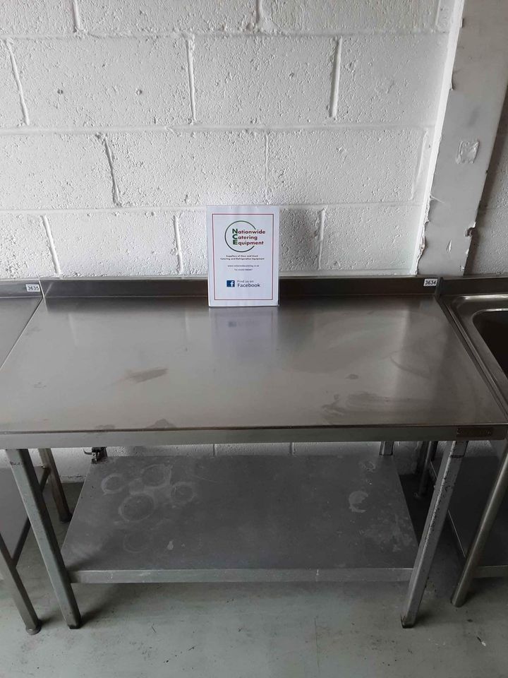 Stainless Steel Table, 122cm (NCE3634)