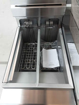 Infernus Free Standing Twin Tank Electric Fryer - Single Phase