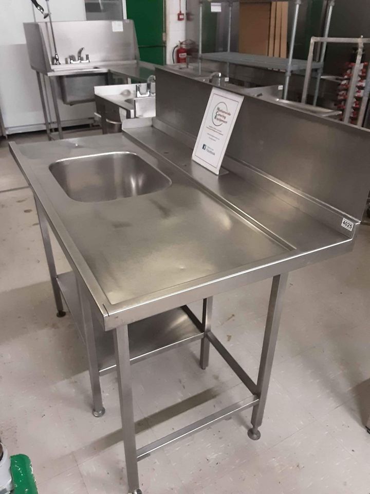 Stainless Steel Dishwasher Entry Sink, 140cm (NCE4025)