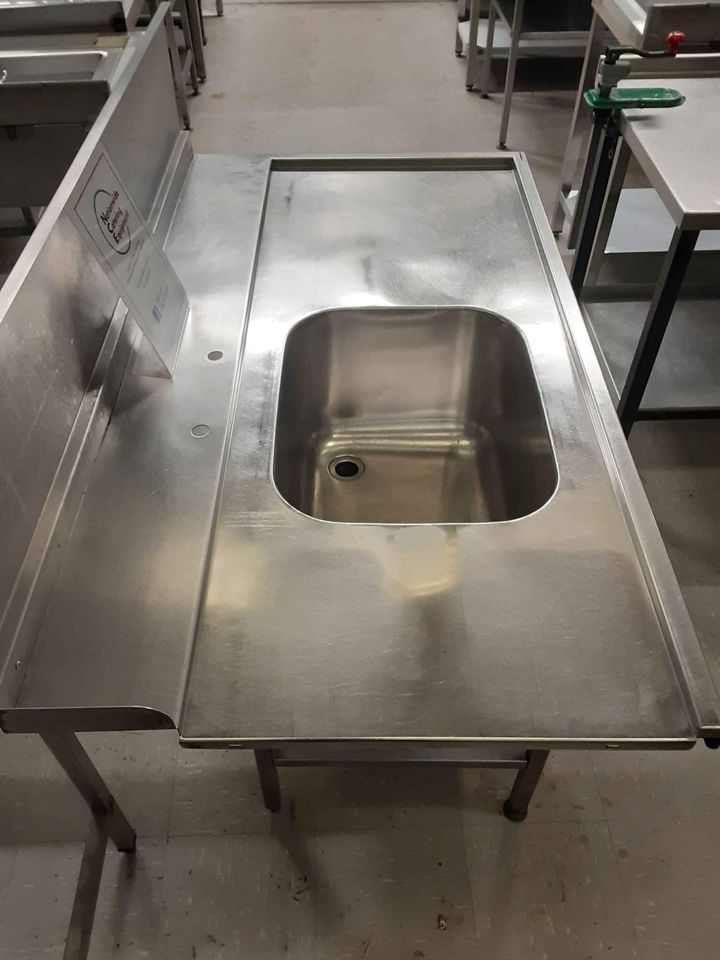 Stainless Steel Dishwasher Entry Sink, 140cm (NCE4025)