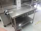 Stainless Steel Table with Tin Opener 120cm (NCE2538)