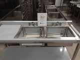 New Double Sink, Left Hand Drainer With New Mixer Tap - 180cm (3984)