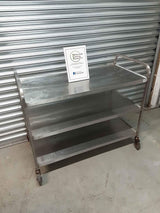 Commercial Catering Large Stainless Steel Three Tier Trolley (NCE3369)