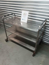 Commercial Catering Large Stainless Steel Three Tier Trolley (NCE3369)