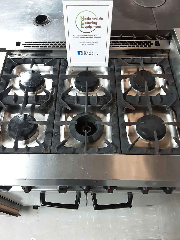 Falcon 5 Burner Plus Wok Burner - Natural Gas. CLEARANCE (3016)