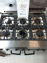 Falcon 5 Burner Plus Wok Burner - Natural Gas. CLEARANCE (3016)