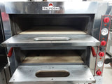 Commercial Catering 2022 Italforni Twin Deck Electric (3ph) Pizza Oven On Stand (NCE2716)