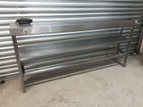 Stainless Steel Two Tier Gantry (One Tier Heated/One Tier Ambient Gastro Storage) 1.8m (2991)