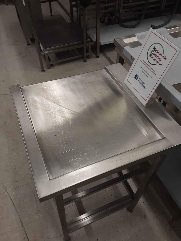 Stainless Steel Dishwasher Exit Table, 65cm (NCE4356)