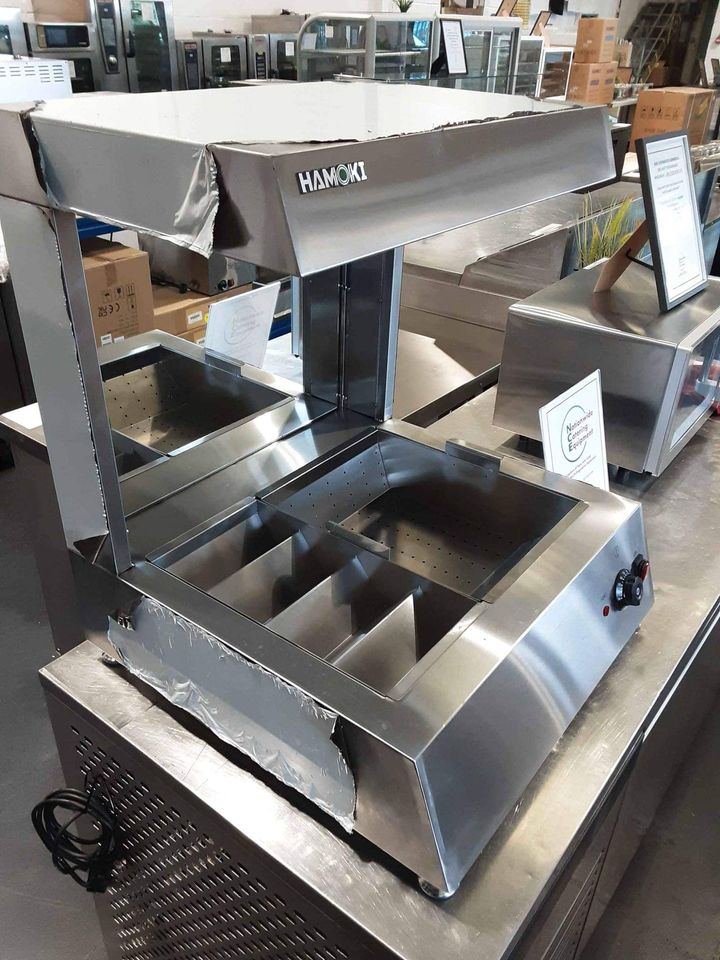 Hamoki Tabletop Large Fries Station / Chip Dump, 13amp, Model- CW-8T (4445)