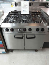 Falcon 5 Burner Plus Wok Burner - Natural Gas. CLEARANCE (3016)