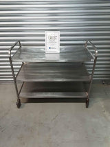 Commercial Catering Large Stainless Steel Three Tier Trolley (NCE3369)