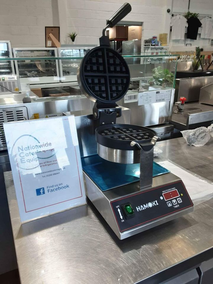 Hamoki Rotating Single Waffle Maker, 13amp