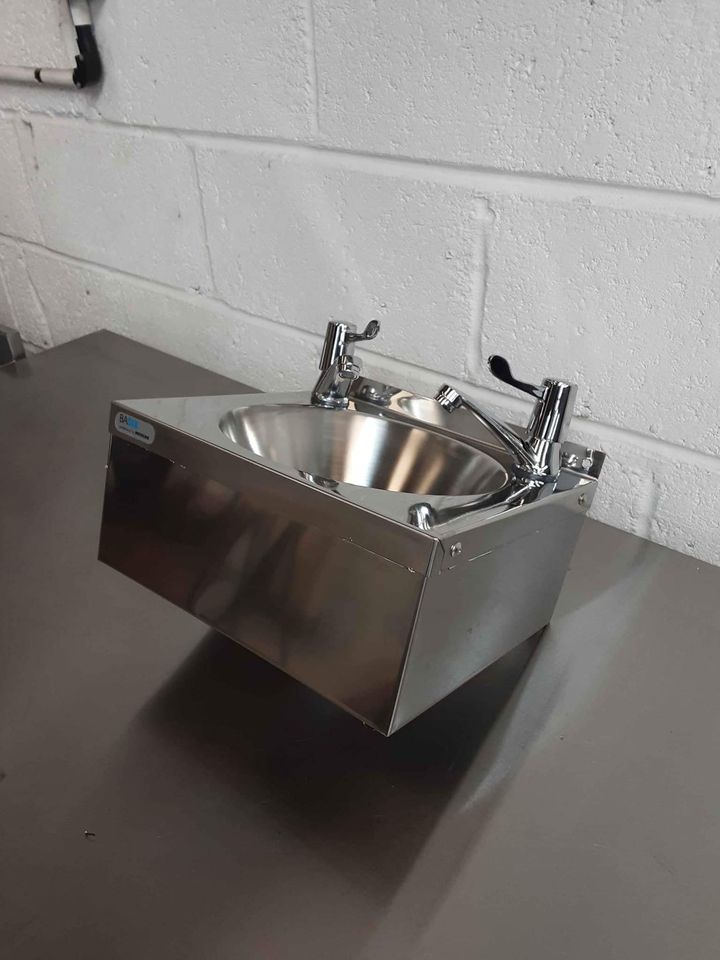 New Stainless Steel Hand Wash Basin with Lever Taps (NCE1719)