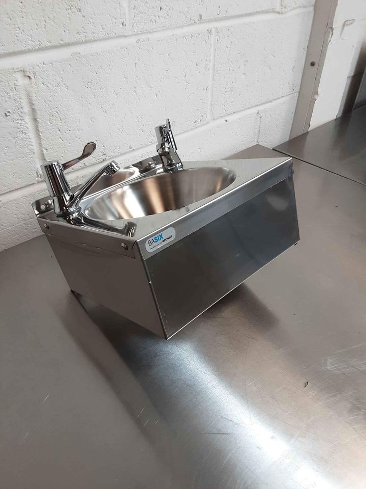 New Stainless Steel Hand Wash Basin with Lever Taps (NCE1719)