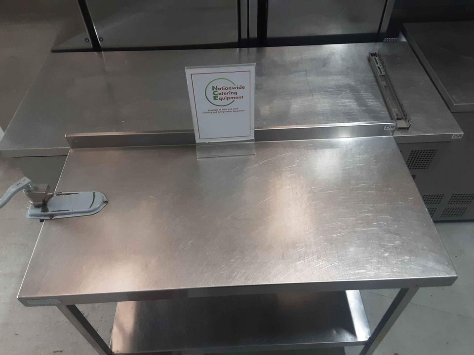 Stainless Steel Table with Tin Opener 120cm (NCE2538)