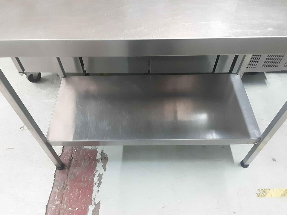 Stainless Steel Table with Tin Opener 120cm (NCE2538)