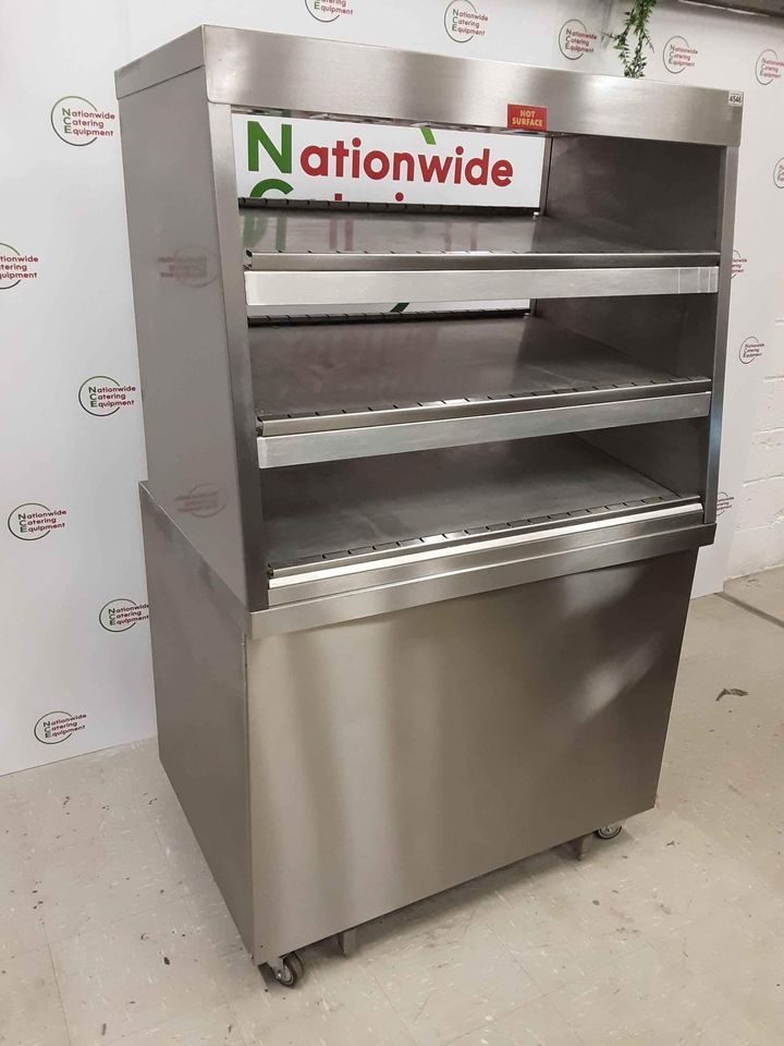 Mobile Stainless Steel Three Tier Heated Fast-Food Chute (NCE4546)