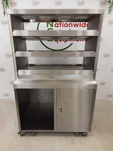 Mobile Stainless Steel Three Tier Heated Fast-Food Chute (NCE4546)