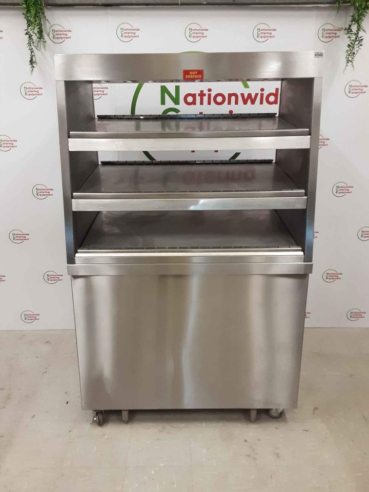 Mobile Stainless Steel Three Tier Heated Fast-Food Chute (NCE4546)