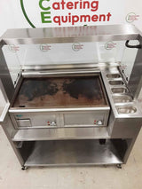 Mobile Stainless Steel Cooking Station with 13amp Electric Griddle (NCE4545)