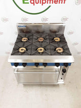 LPG Blue Seal Six Burner Stove and Oven G56D (SKU4534)