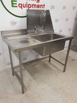 Single Sink with Refuse Whole, 118cm (NCE4600)