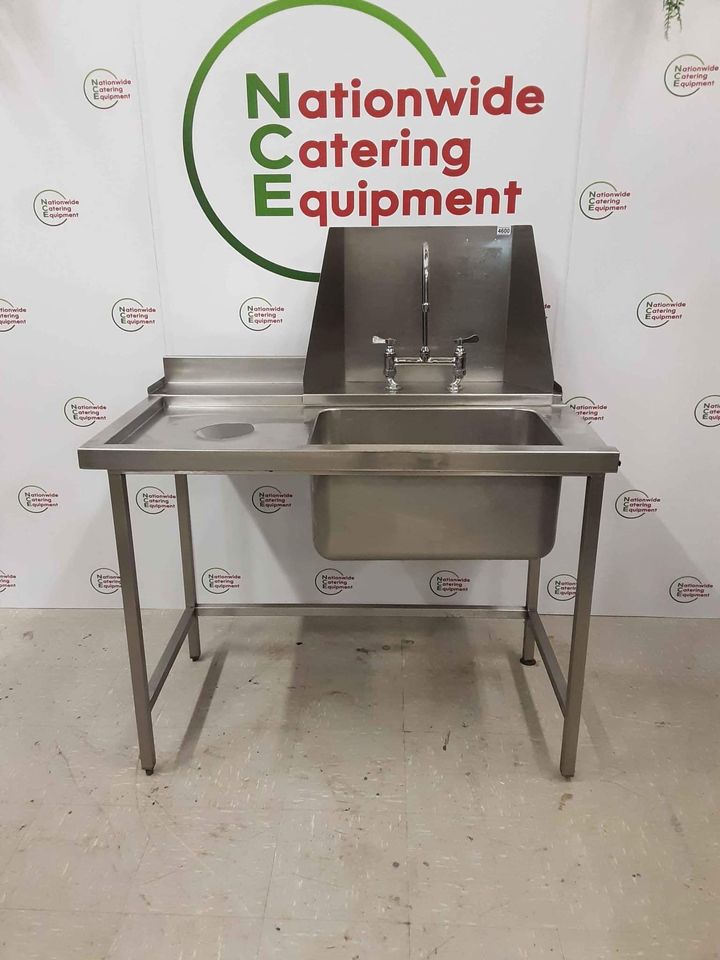 Single Sink with Refuse Whole, 118cm (NCE4600)