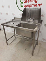 Single Sink with Refuse Whole, 118cm (NCE4600)