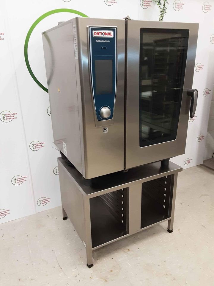 Rational SCCWE 10 Grid Electric Combi Oven On Stand (NCE4647)