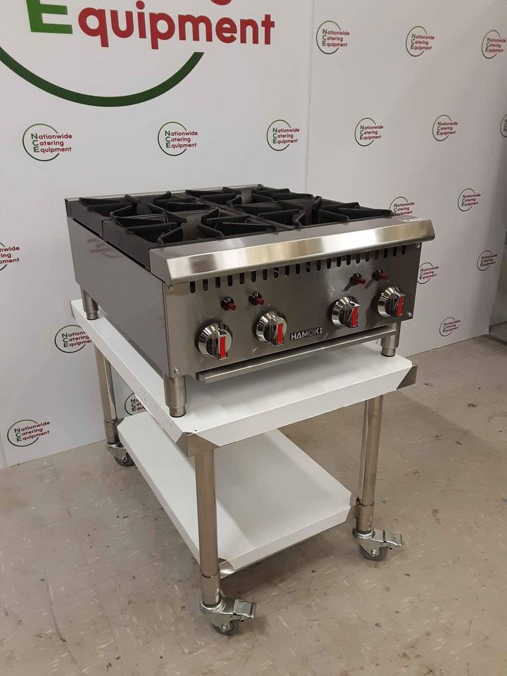 Hamoki Tabletop Four Burner Stove, Natural Gas, Model- GHP-4L (4651)