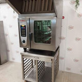 Rational Six Grid Electric Combi Oven On Stand With Ultravent Condensation Hood SCC61E (NCE4649)