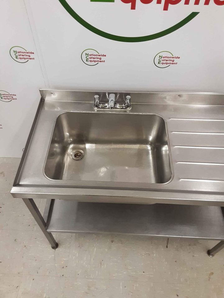 Commercial Catering Stainless Steel 120cm Single Sink (NCE4672)