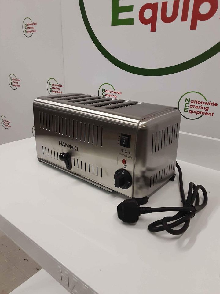 Hamoki Six Slot Toaster, Model- ETS-6 (NCE4665)