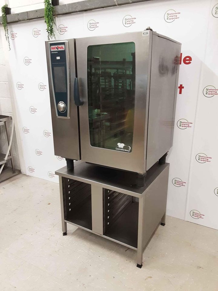 Rational SCC WE 10 Grid Electric Combi Oven on Stand - Three Phase (4336)