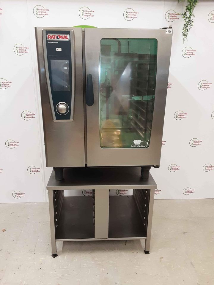 Rational SCC WE 10 Grid Electric Combi Oven on Stand - Three Phase (4336)