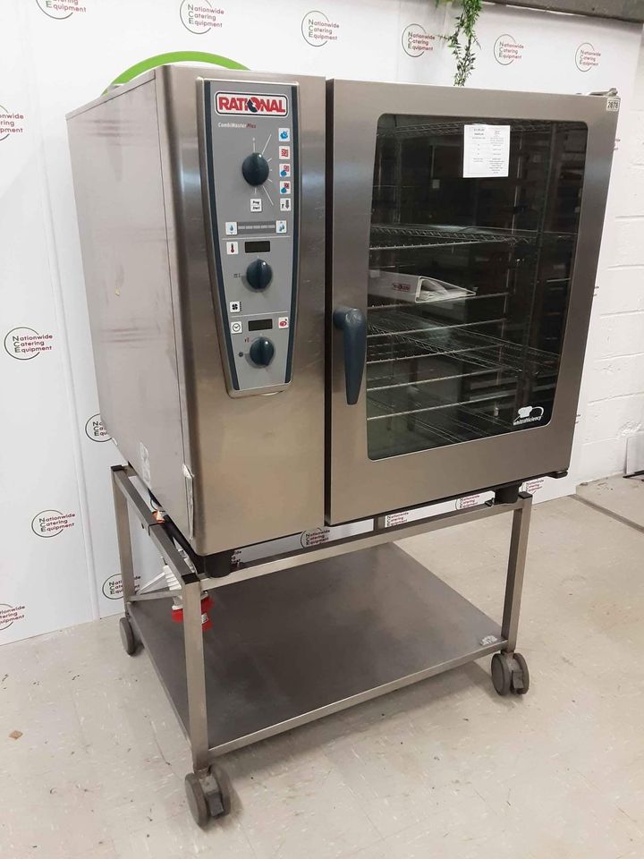 Rational Wide 20 Grid Electric Combimaster Plus on Stand/Trolley (NCE2878)