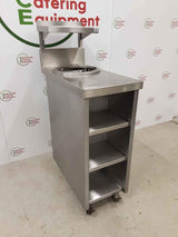 Stainless Steel Ambient Plate Storage Table With Shelving (NCE4685)