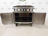 Falcon Six Burner Stove and Oven, Natural Gas (NCE4701)