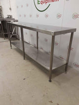 Stanless Steel Table, Slimline 210cm x 50cm (NCE4688)