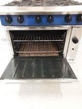 Blue Seal Six Burner Stove & Oven, Natural Gas (NCE4725)