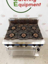 Blue Seal Six Burner Stove & Oven, Natural Gas (NCE4725)