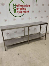 Stanless Steel Table, Slimline 210cm x 50cm (NCE4688)