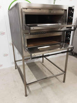 Prisma Twin Deck Electric Pizza Oven On Stand, Single Phase 63amp (NCE4745)