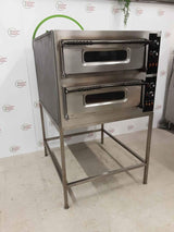 Prisma Twin Deck Electric Pizza Oven On Stand, 1ph 63amp (NCE4745)