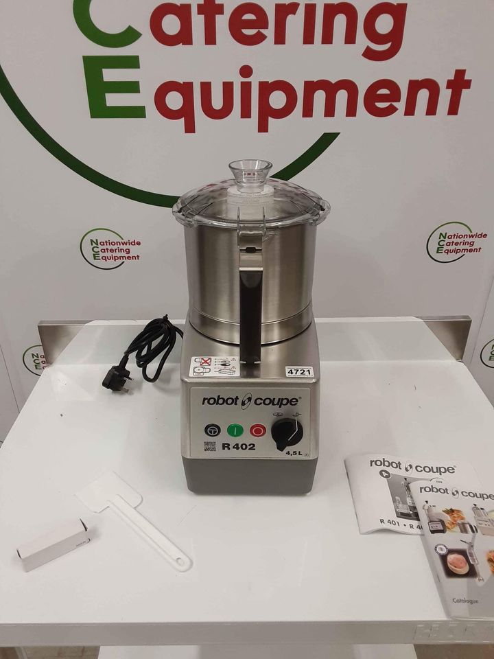 Robot Coupe R402 Food Processor With Veg Prep Attachment, New/Un-Used (NCE4721)